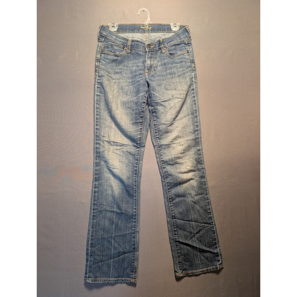Old Navy The Flirt Jeans Womens 4 Blue Denim Cotton Stretch Bootcut Leg Comfort